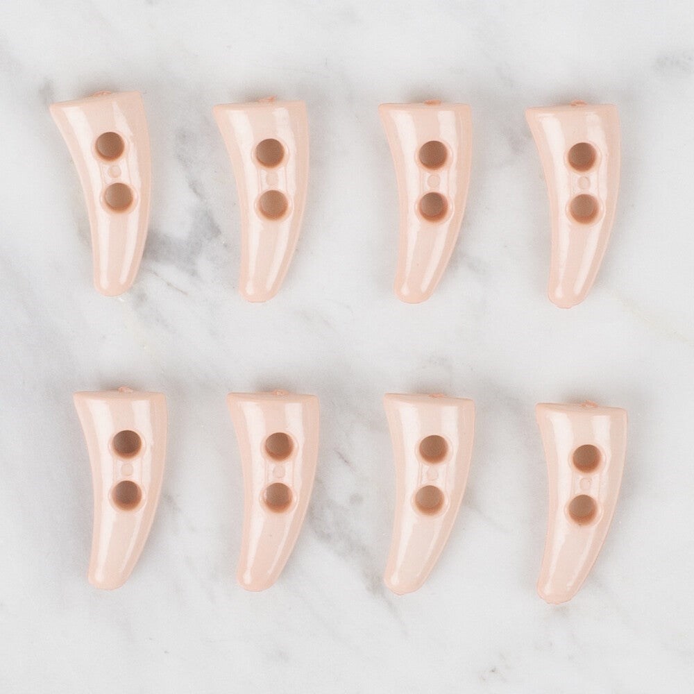 Loren Crafts 8 li açık pembe çoban düğme - 139