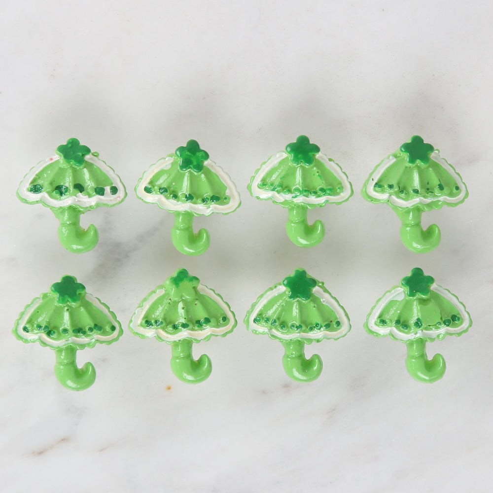 Loren Crafts Yeşil 8'li Düğme - 3013
