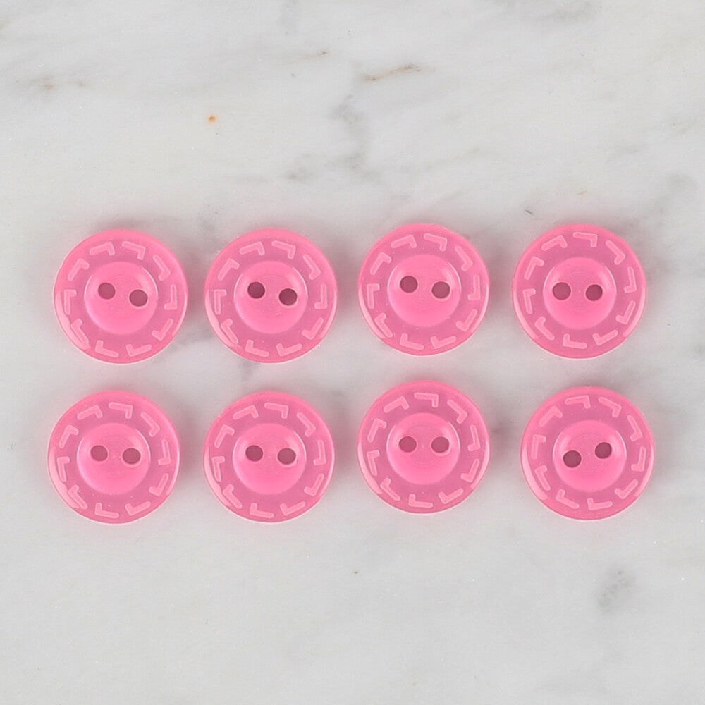 Loren Crafts 8 li Pembe Düğme - 189