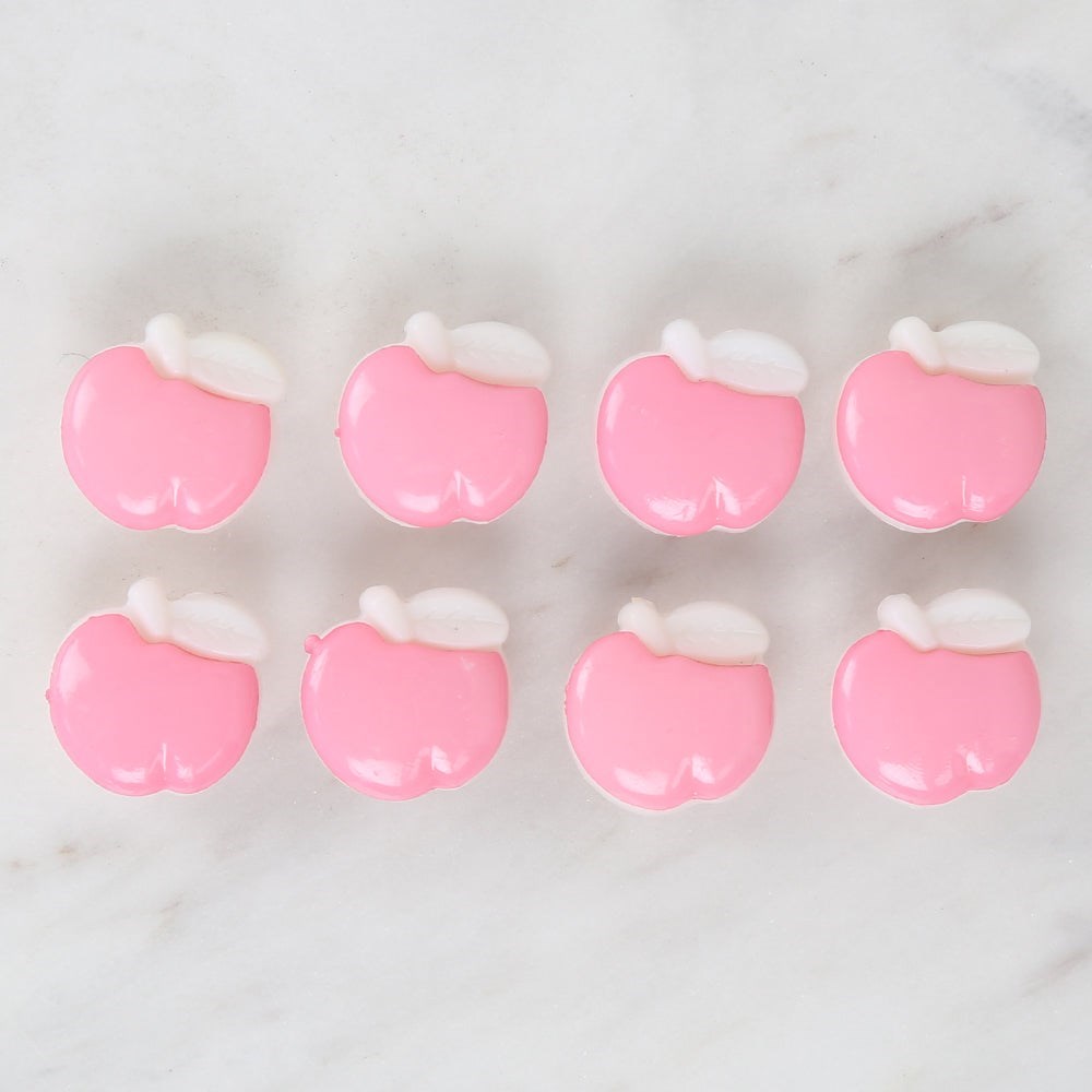 Loren Crafts Pembe 8'li Düğme - 3004