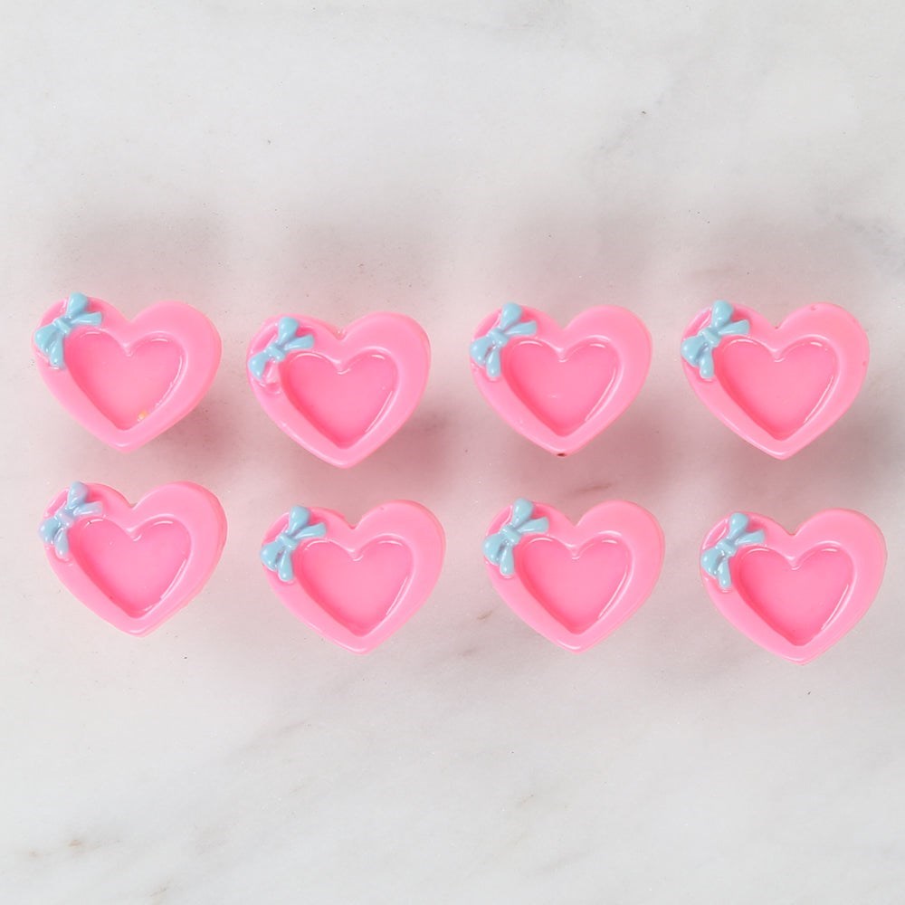 Loren Crafts Pembe 8'li Düğme - 3016