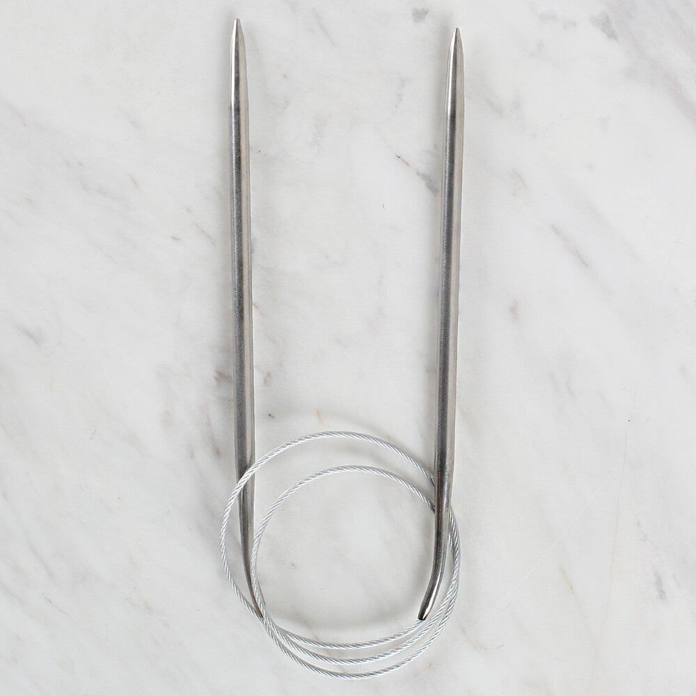 Loren Crafts 5 mm Çelik Misinalı Şiş 60 cm