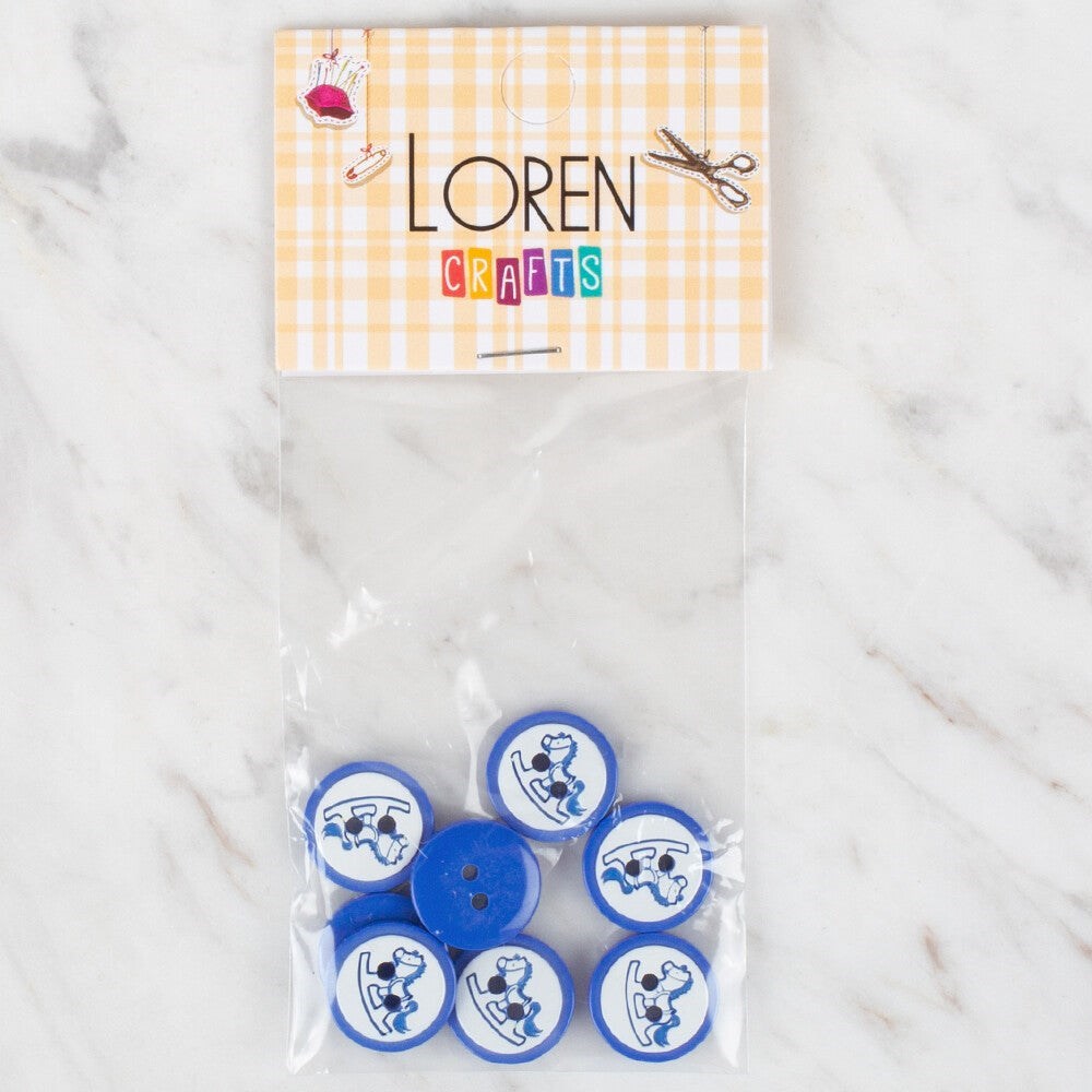 Loren Crafts 8 li koyu mavi - 500