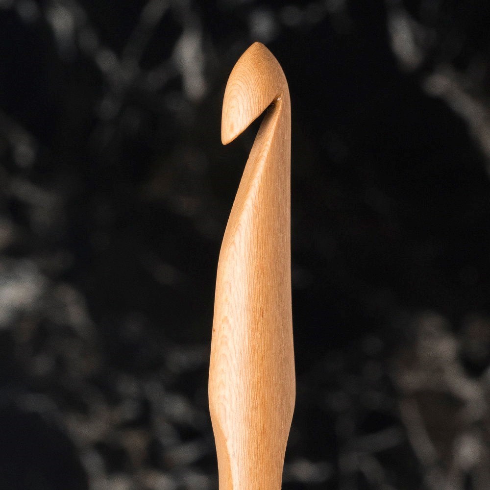 La Mia Whitewood 9 mm 15.5 cm Ahşap Yün Tığ