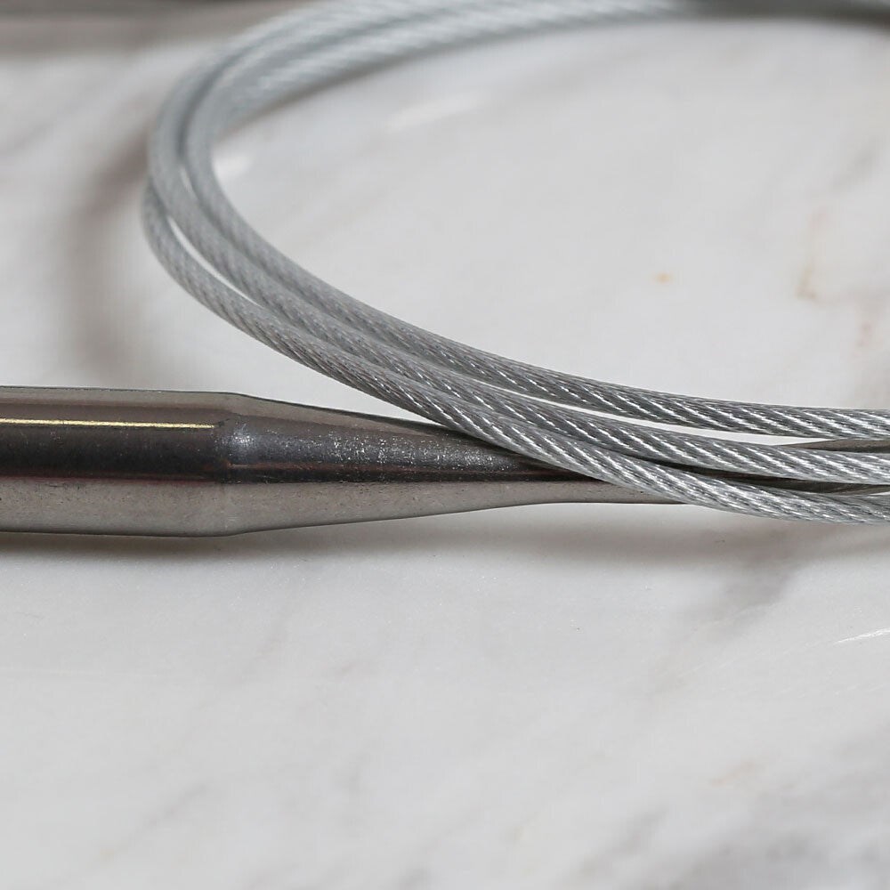Loren Crafts 8 mm Çelik Misinalı Şiş 100 cm