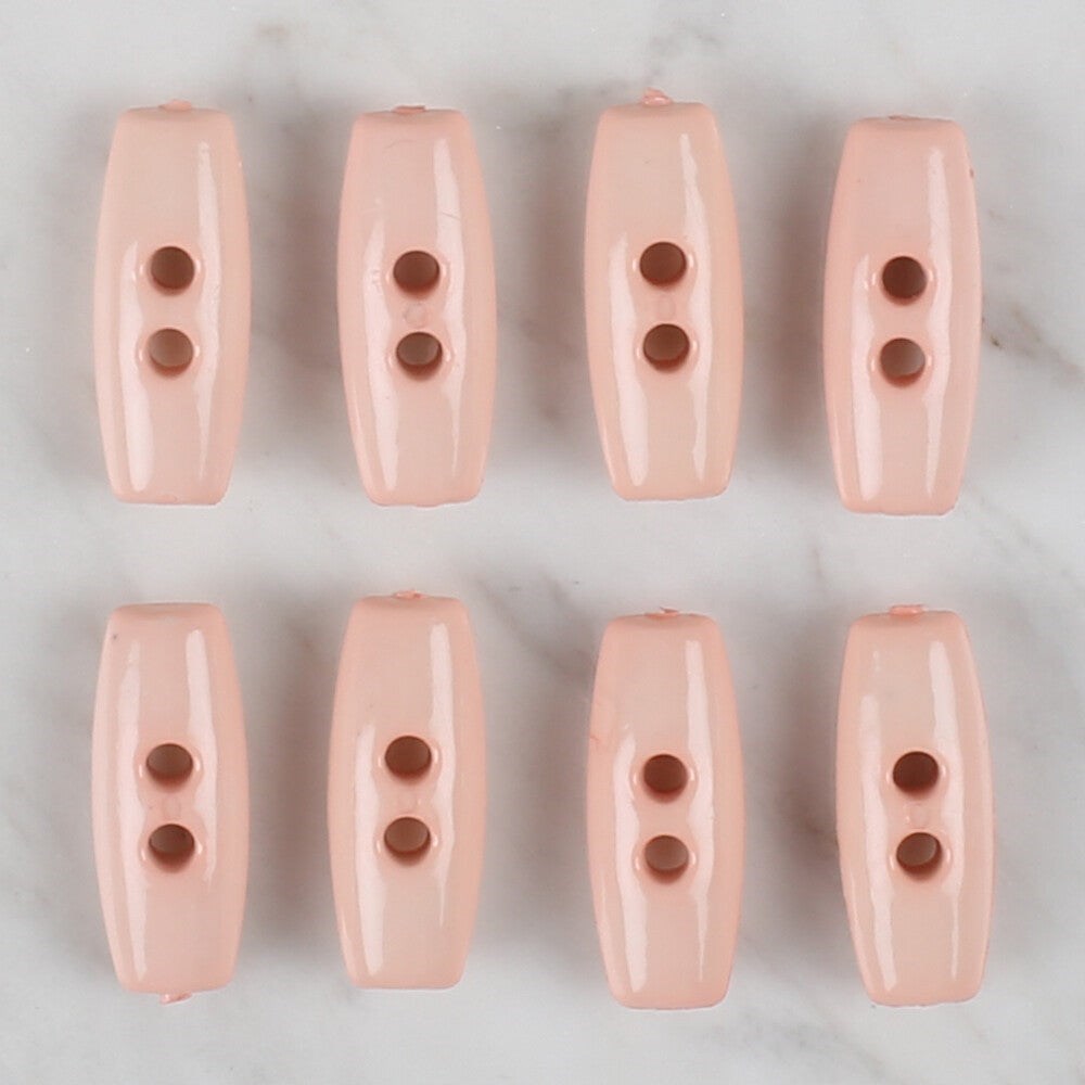 Loren Crafts açık pembe 8 li çoban düğmesi - 71