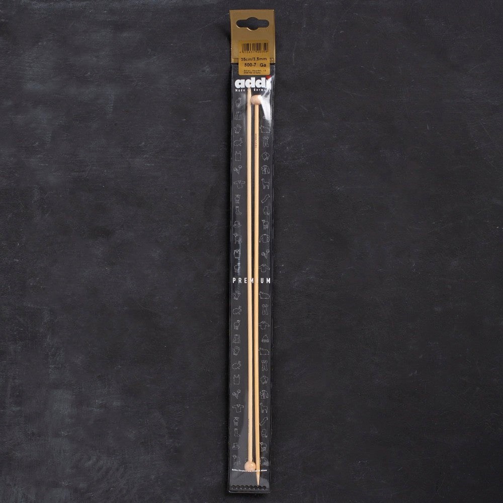 Addi Bambus 3,5mm 35cm Bambu Örgü Şişi - 500-7