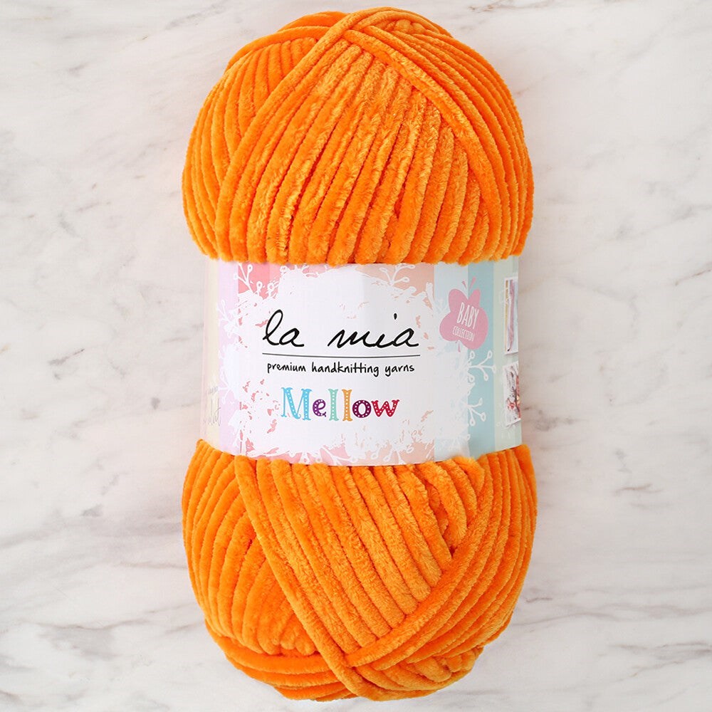 La Mia Mellow Neon Turuncu El Örgü İpi - 937 - 34173