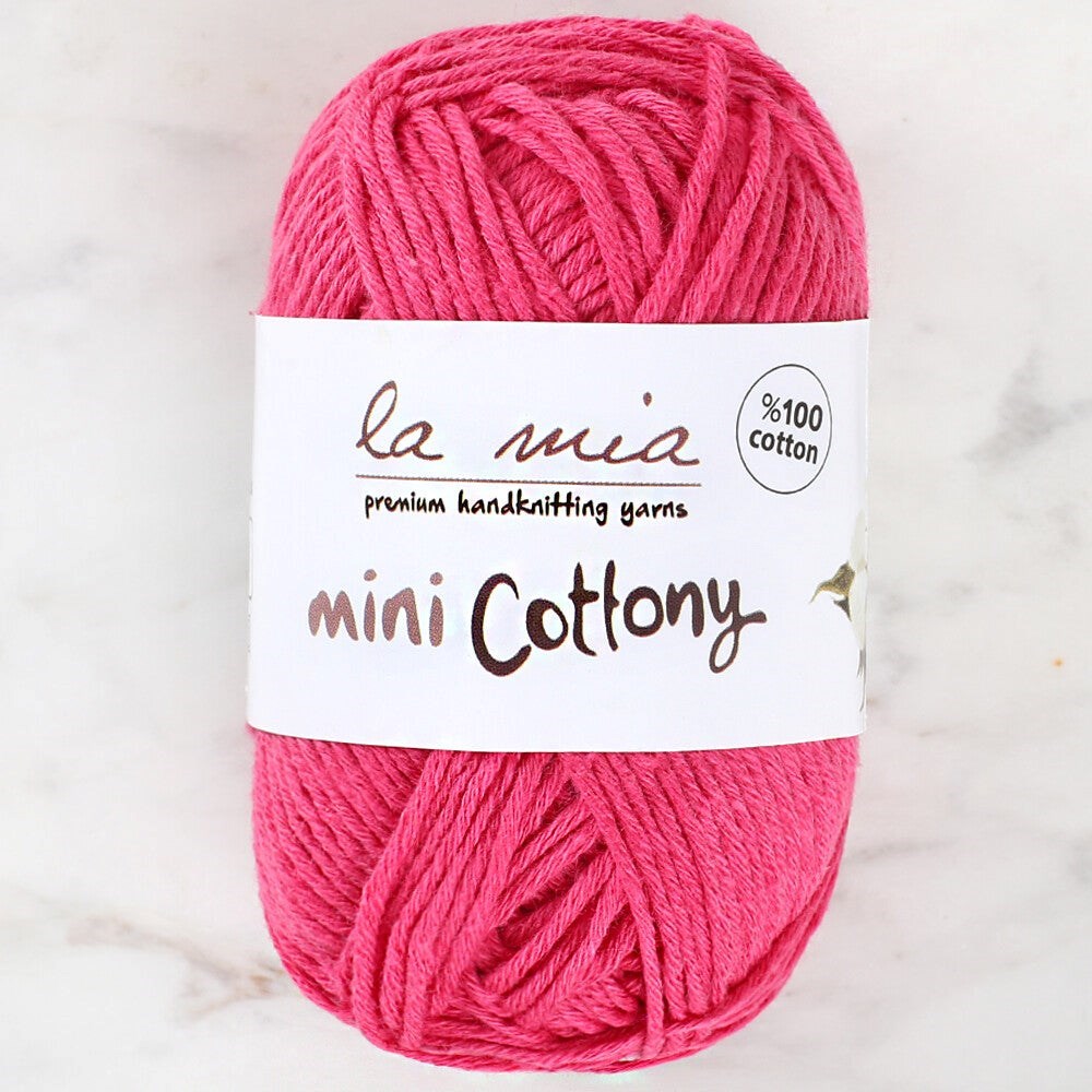 La Mia Mini Cottony 25 gr Fuşya Bebek El Örgü İpi