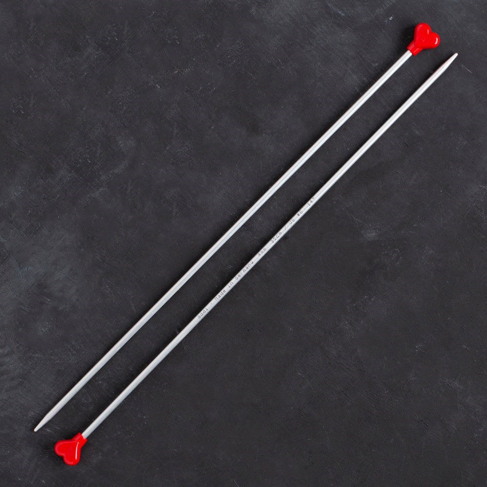 Addi Kalpli 4mm 35cm Klasik Alüminyum Örgü Şişi -