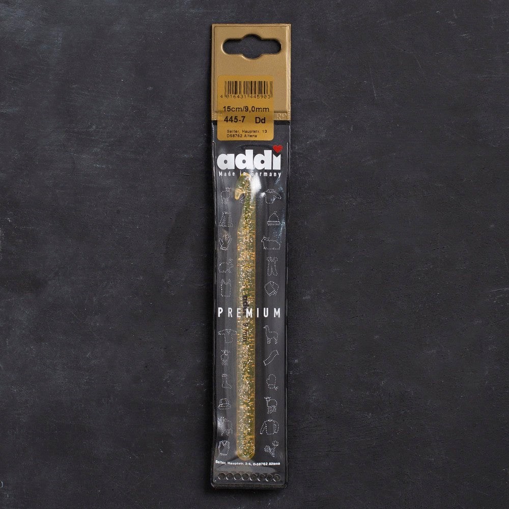 Addi Champagner 9mm 15cm Plastik Simli Yün Tığ - 4