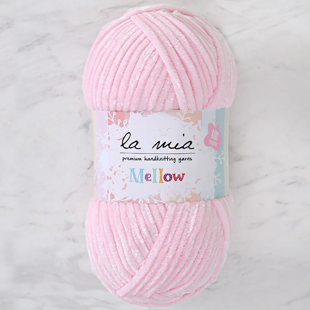 La Mia Mellow Pembe El Örgü İpi - 904 - 34153