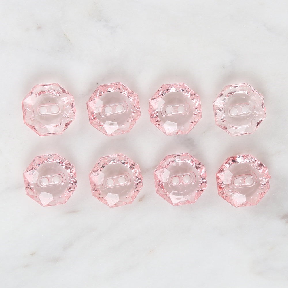 Loren Crafts Pembe 8'li Düğme - 3064