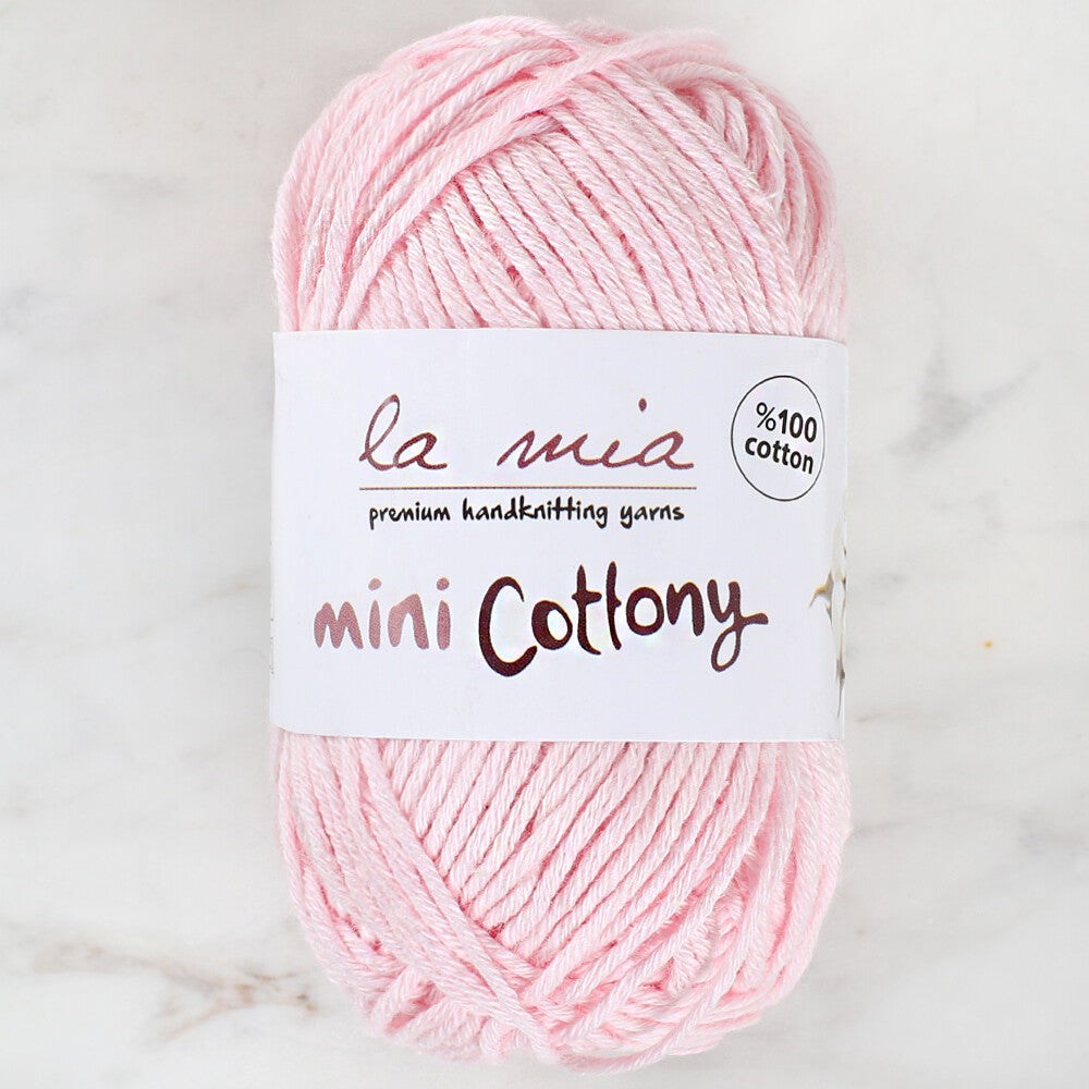 La Mia Mini Cottony 25 gr Pembe Bebek El Örgü İpi