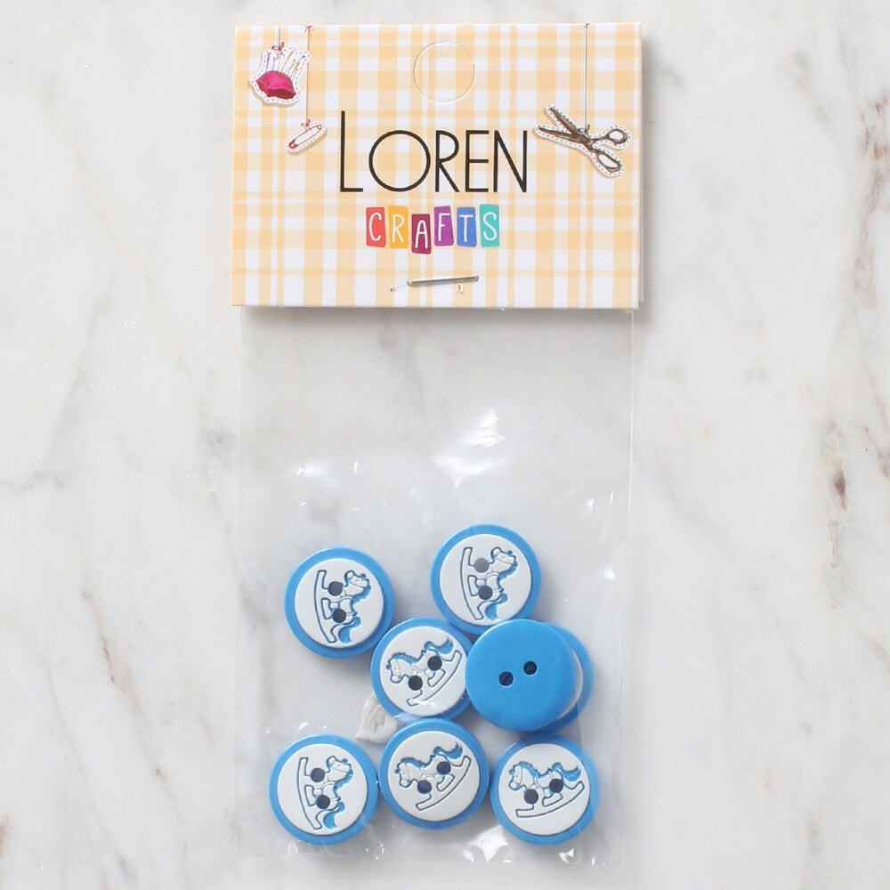 Loren Crafts 8 li petrol mavi - 501