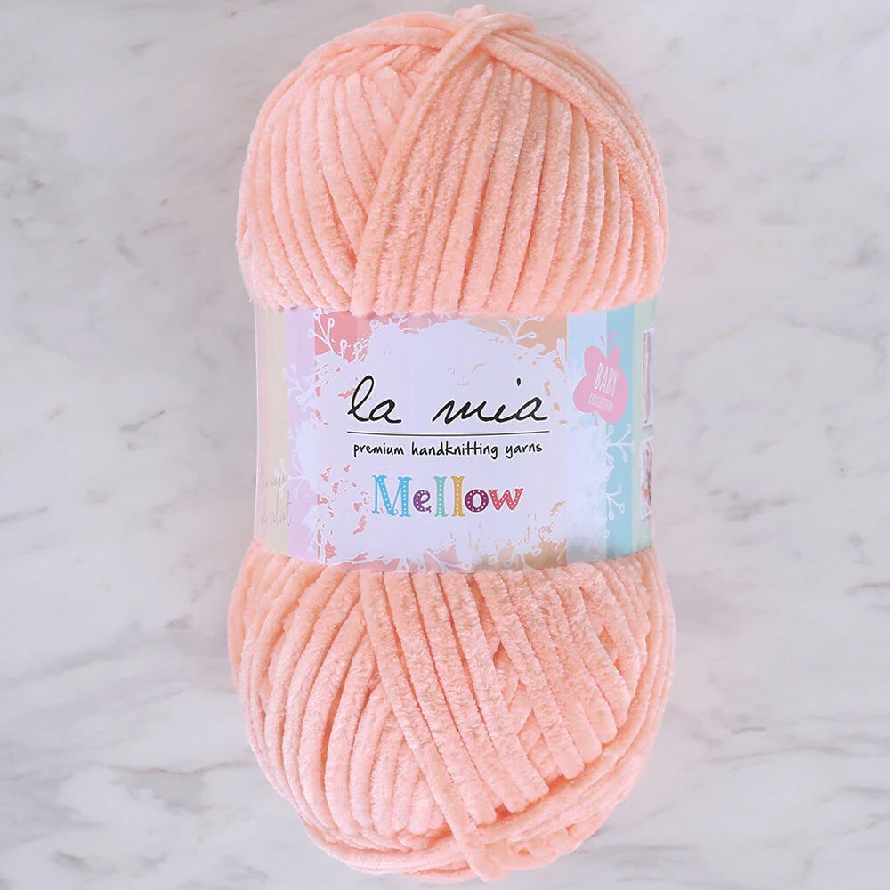 La Mia Mellow Pembe El Örgü İpi - 906 - 34155