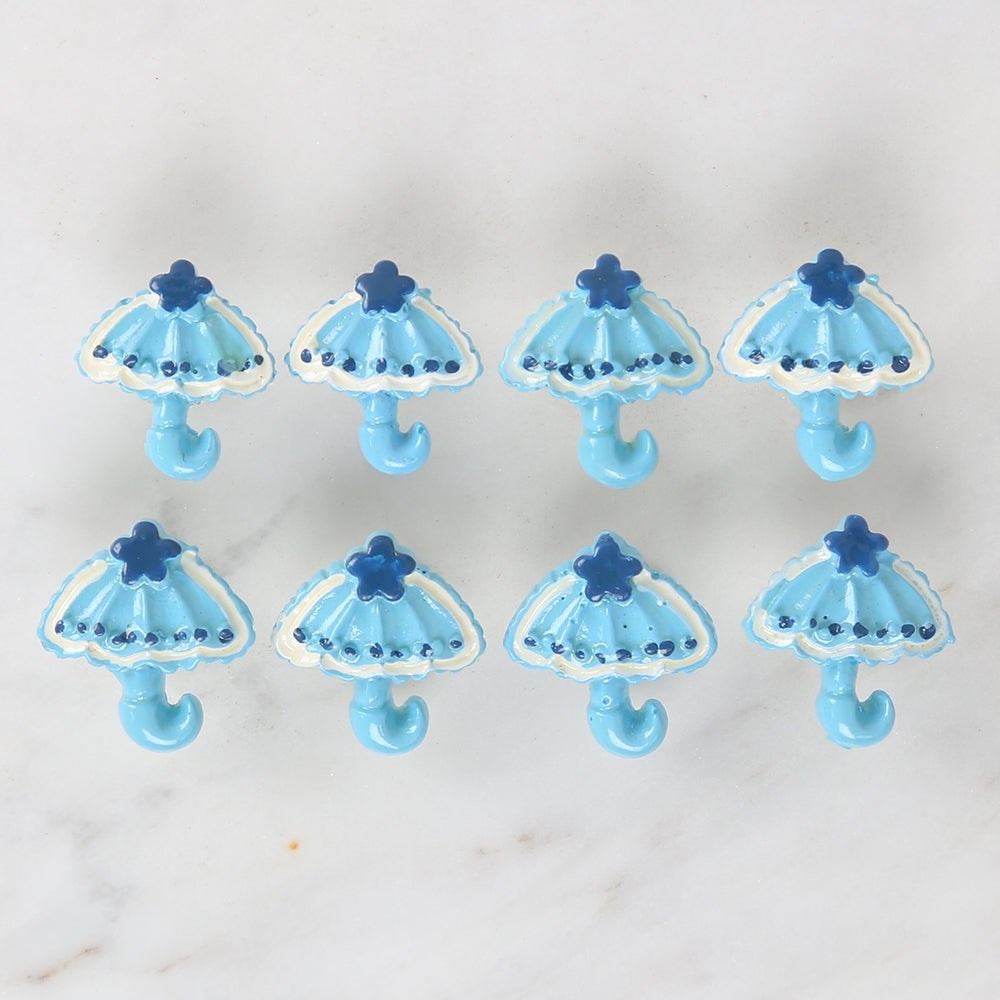 Loren Crafts Bebe Mavi 8'li Düğme - 3010