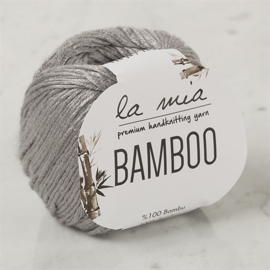 La Mia Bamboo Gri El Örgü İpi - L031 - 33860