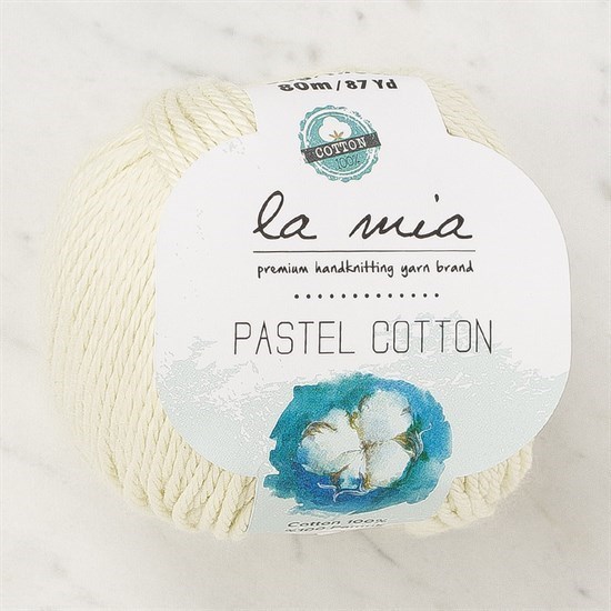 La Mia Pastel Cotton Sarı El Örgü İpi - L182 - 33951