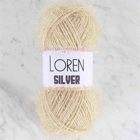 Loren Silver Bej El Örgü İpi - RS0066 - 34094