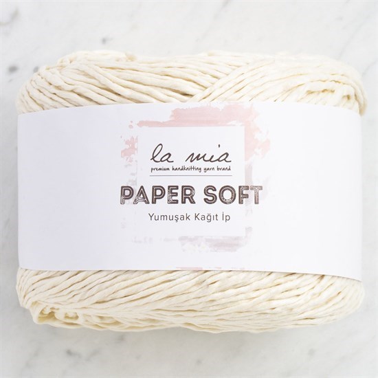 La Mia Paper Soft Krem Yumuşak Kapıt İp - L155 - 33967