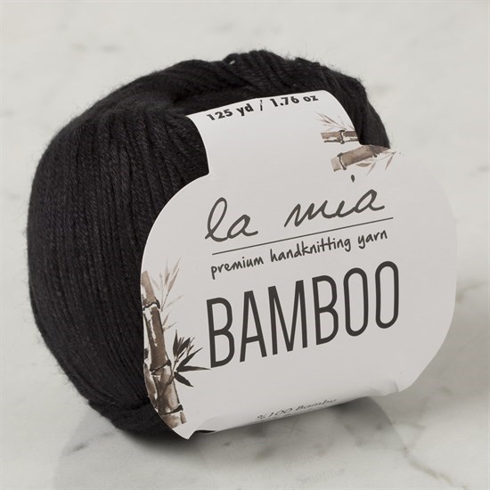 La Mia Bamboo Siyah El Örgü İpi - L006 - 33846