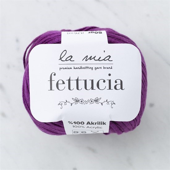 La Mia Fettucia Mor El Örgü İpi - L019 - 33889