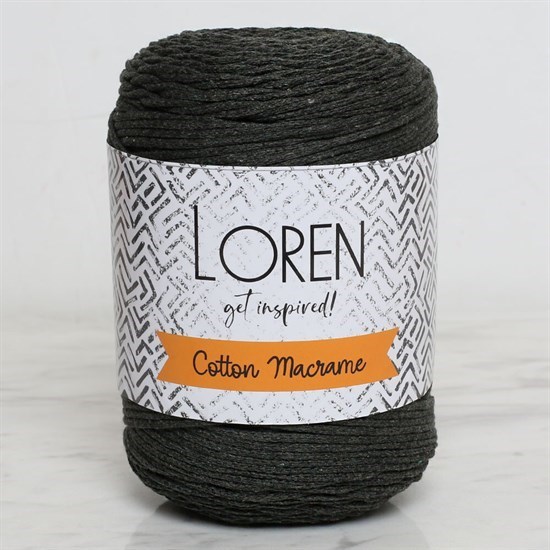 Loren Cotton Macrame Haki Yeşili - R154 - 34362