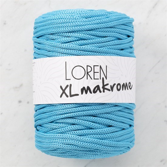 Loren XL Makrome Mavi El Örgü İpi - R052 - 33719