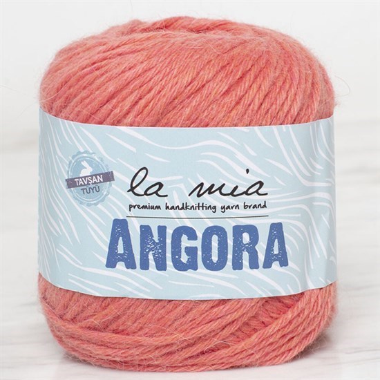 La Mia Angora 50gr Turuncu El Örgü İpi - L126 - 33798