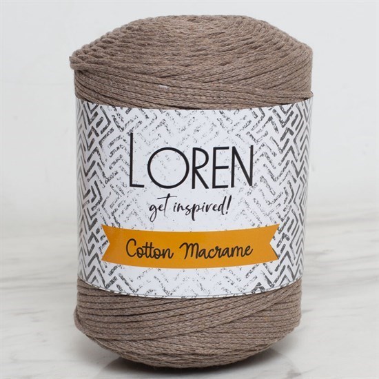 Loren Cotton Macrame Bej - R143 - 34365