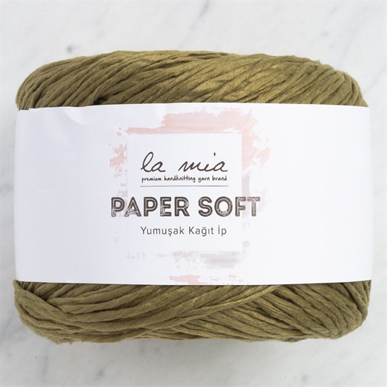 La Mia Paper Soft Küf Yeşili Yumuşak Kağıt İp - L210 - 33963