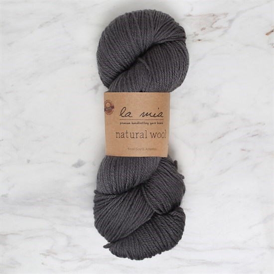 La Mia Natural Wool Antrasit El Örgü İpi - L900 - 34397