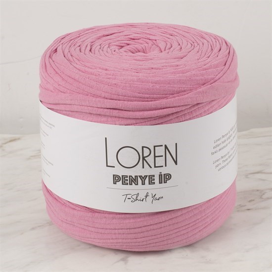 Loren Penye Kumaş El Örgü İpi Pembe - 36 - 34272