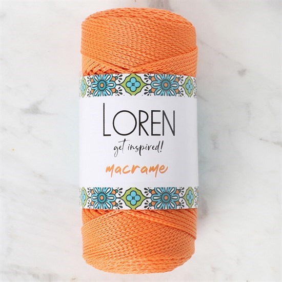 Loren Macrame Turuncu El Örgü İpi - RM 0125 - 34335