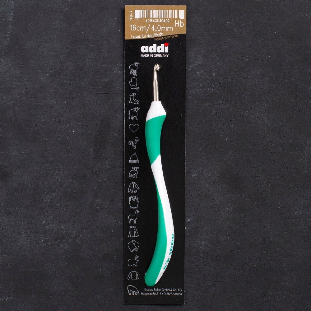 Addi Swing 4mm 16cm Yeşil Ergonomik Yün Tığ - 140-