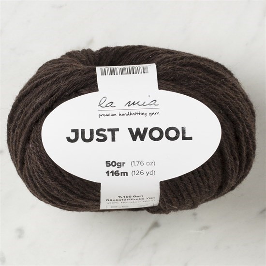 La Mia Just Wool Koyu Kahve El Örgü İpi - LT006 - 33838