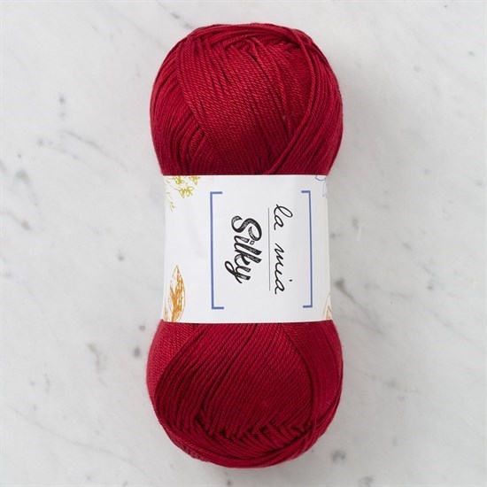 La Mia Silky Bordo El Örgü İpi - L014 - 33677