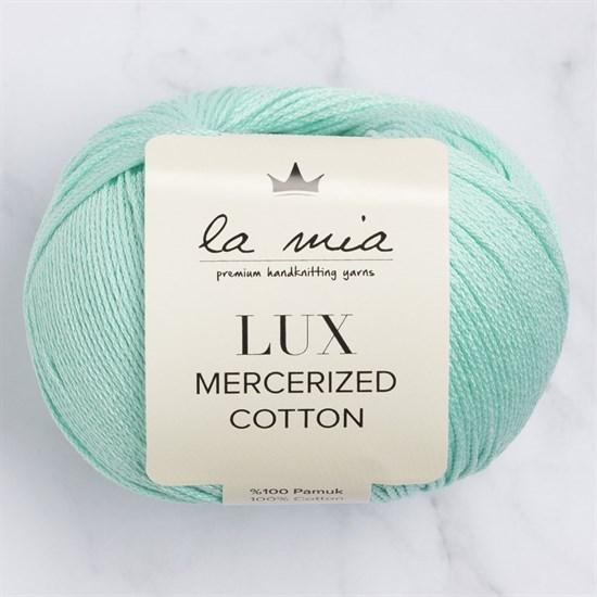 La Mia Lux Mercerized Cotton Su Yeşili El Örgü İpi - 137 - 33750