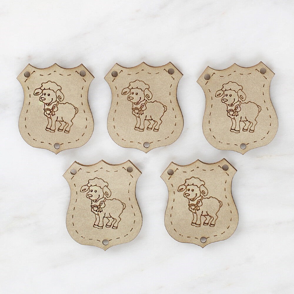 Loren Crafts Figürlü Deri Arma 5 Adet - 1516