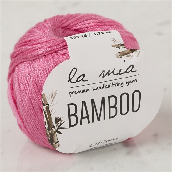 La Mia Bamboo Fuşya El Örgü İpi - L046 - 33858