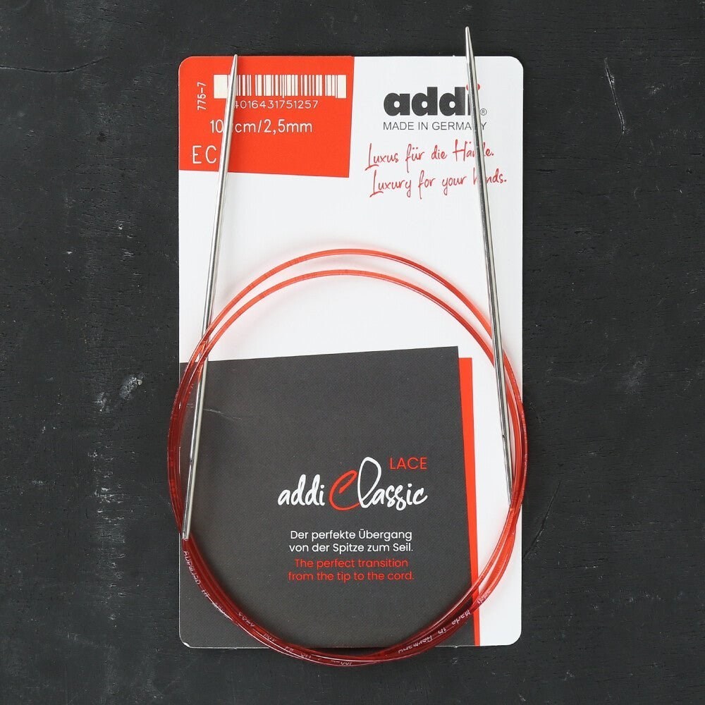 Addi 2,5mm 100cm Misinalı Dantel Şişi - 775-7
