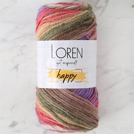 Loren Happy Ebruli El Örgü İpi - RH014 - 34299