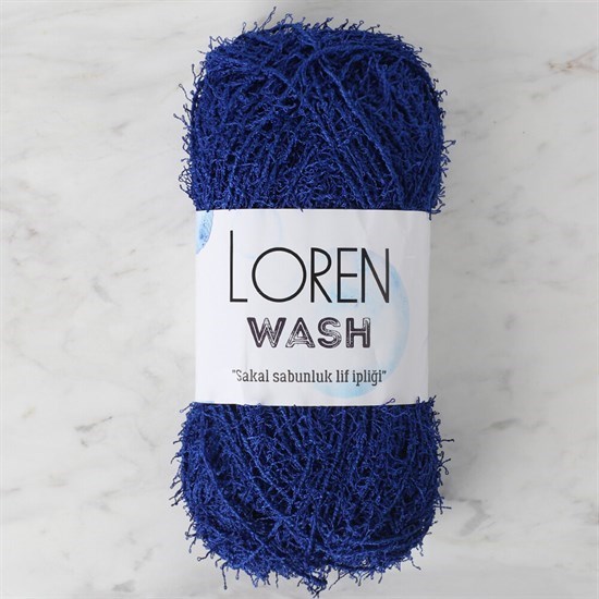 Loren Wash Saks Mavi El Örgü İpi - R025 - 34017