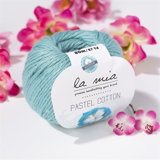 La Mia Pastel Cotton Mavi El Örgü İpi - L053 - 33618