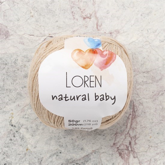 Loren Natural Baby Ten Rengi El Örgü İpi - R084 - 33944