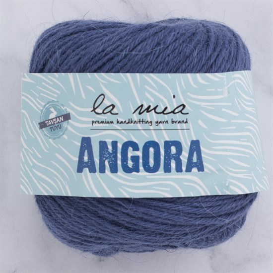 La Mia Angora 50gr Lacivert El Örgü İpi - L129 - 33803