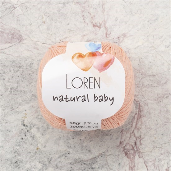 Loren Natural Baby Yavruağzı El Örgü İpi - R097 - 33822