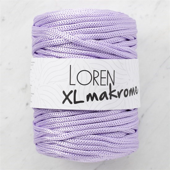 Loren XL Makrome Lila El Örgü İpi - R037 - 33716