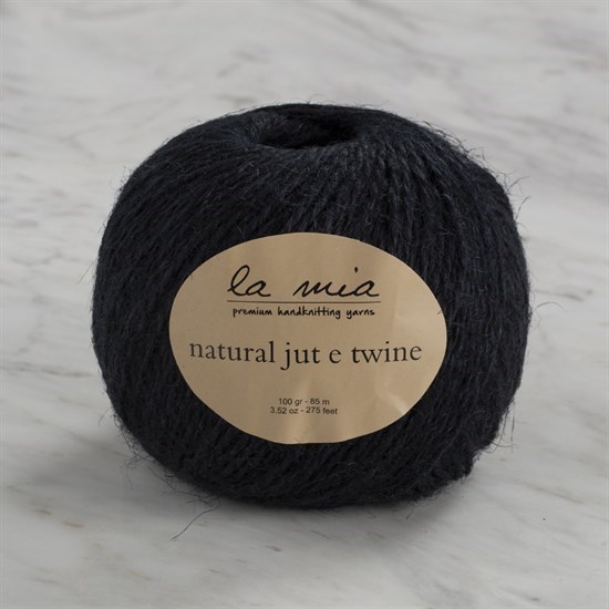 La Mia Natural Jute Twine 100 gr Siyah Jüt İp - L213 - 34104